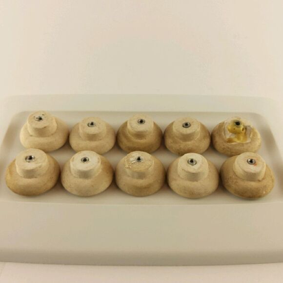 10 Southwestern clay hand-painted cabinet pulls - Picture 15 of 16